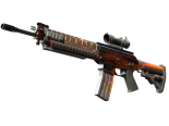 StatTrak™ SG 553 | Tiger Moth (Battle-Scarred)