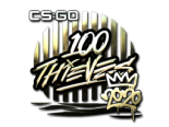 Sticker | 100 Thieves (Gold) | 2020 RMR