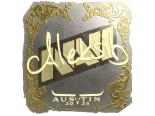 Sticker | Aleksib (Gold) | Austin 2025