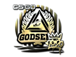 Sticker | GODSENT (Gold) | 2020 RMR
