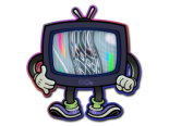 Sticker | Global TV (Lenticular)