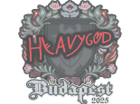 Sticker | Heavygod | Budapest 2025