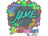 Sticker | Jame (Holo) | Budapest 2025