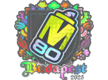 Sticker | M80 (Holo) | Budapest 2025