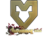 Sticker | MOUZ (Gold) | Shanghai 2024