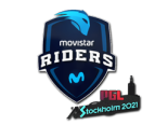 Sticker | Movistar Riders | Stockholm 2021