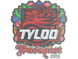 Sticker | TYLOO (Embroidered) | Budapest 2025