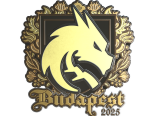 Sticker | Team Spirit (Gold) | Budapest 2025
