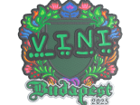 Sticker | VINI (Embroidered) | Budapest 2025