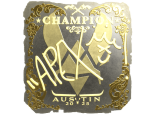 Sticker | apEX (Gold, Champion) | Austin 2025