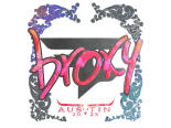 Sticker | broky (Holo) | Austin 2025