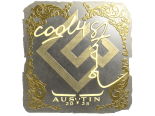 Sticker | cool4st (Gold) | Austin 2025