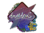 Sticker | dav1deuS (Glitter) | Rio 2022