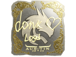 Sticker | donk (Gold) | Austin 2025