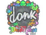 Sticker | donk (Holo) | Budapest 2025