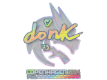 Sticker | donk (Holo) | Copenhagen 2024
