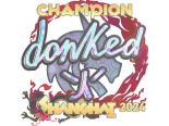 Sticker | donk (Holo, Champion) | Shanghai 2024