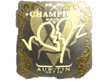 Sticker | ropz (Gold, Champion) | Austin 2025