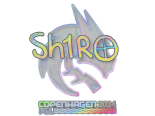 Sticker | sh1ro (Holo) | Copenhagen 2024