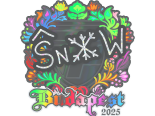Sticker | snow (Holo) | Budapest 2025