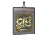 Sticker Slab | Ax1Le (Gold) | Austin 2025