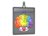 Sticker Slab | Clown Wig