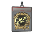 Sticker Slab | EliGE (Gold) | Budapest 2025