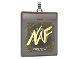 Sticker Slab | NAF (Gold) | Austin 2025