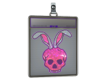 Sticker Slab | Skull Bunny (Glitter)