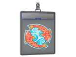 Sticker Slab | Twin Koi