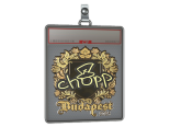 Sticker Slab | chopper (Gold) | Budapest 2025