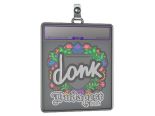 Sticker Slab | donk (Embroidered) | Budapest 2025