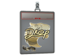 Sticker Slab | drop (Gold) | Paris 2023
