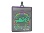 Sticker Slab | m0NESY (Embroidered) | Budapest 2025