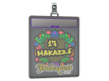 Sticker Slab | makazze (Embroidered) | Budapest 2025