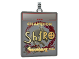 Sticker Slab | sh1ro (Gold, Champion) | Shanghai 2024