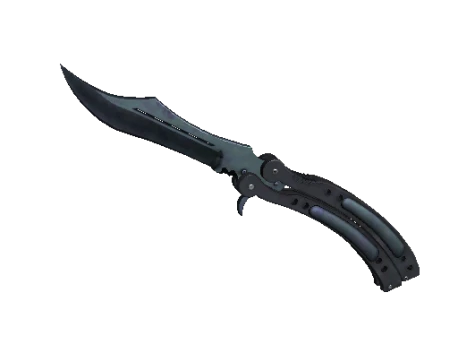 ★ Butterfly Knife | Blue Steel (Factory New)