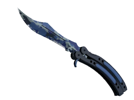 ★ Butterfly Knife | Bright Water (Well-Worn)