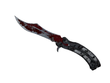 ★ Butterfly Knife | Crimson Web (Battle-Scarred)