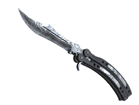 ★ Butterfly Knife | Damascus Steel (Well-Worn)