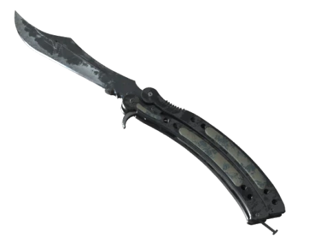 ★ Butterfly Knife | Night (Battle-Scarred)