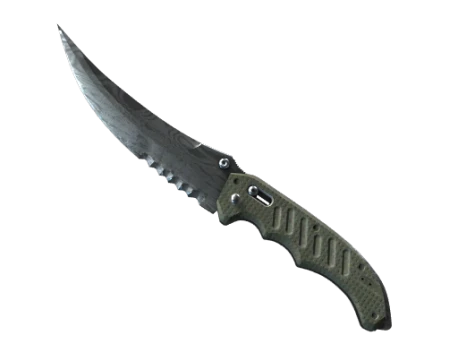 ★ Flip Knife | Damascus Steel (Well-Worn)