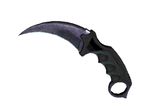 ★ Karambit | Blue Steel (Battle-Scarred)