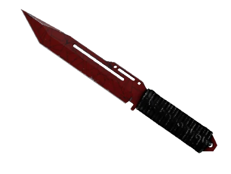 ★ Paracord Knife | Crimson Web (Well-Worn)