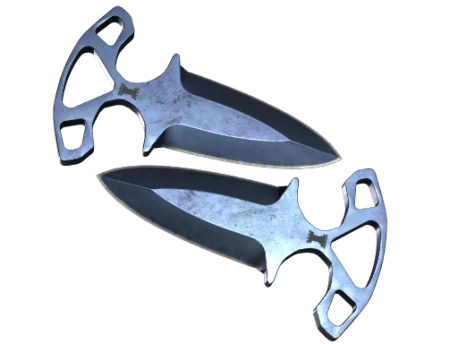 ★ Shadow Daggers | Blue Steel (Battle-Scarred)