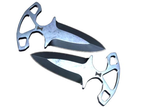 ★ Shadow Daggers | Blue Steel (Well-Worn)