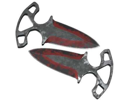 ★ Shadow Daggers | Crimson Web (Battle-Scarred)