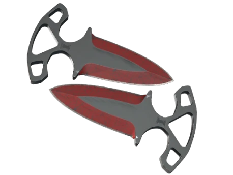 ★ Shadow Daggers | Crimson Web (Well-Worn)