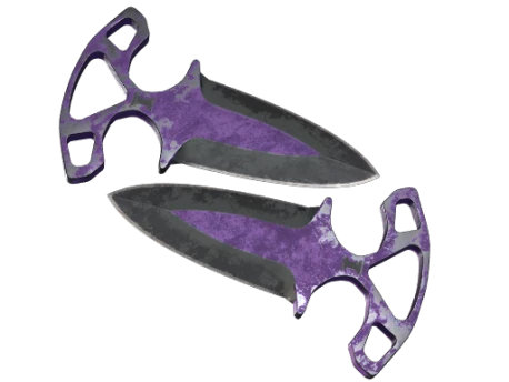 ★ Shadow Daggers | Ultraviolet (Battle-Scarred)