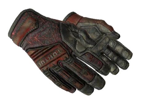 ★ Specialist Gloves | Crimson Web (Battle-Scarred)